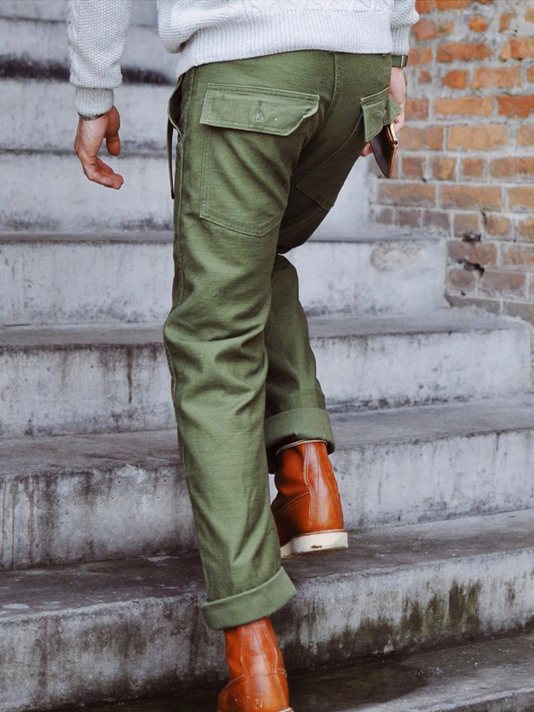 Matheos | Cargo Trousers Straight Leg Utility Fit