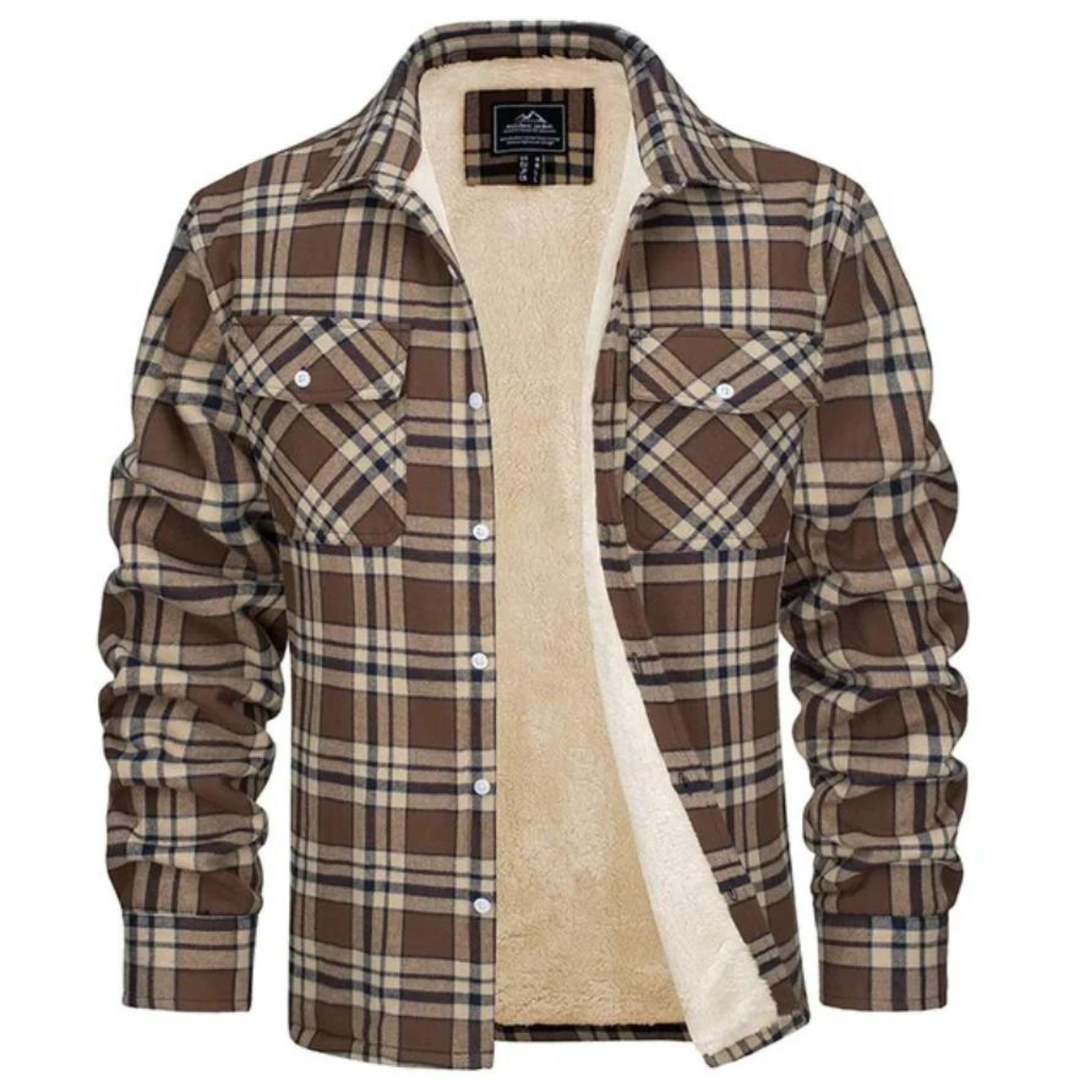 Willy | Shirt Jacket with Plaid Pattern and Lining