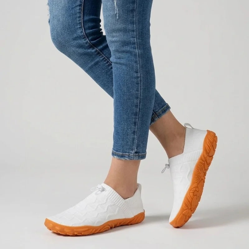 Jessie | Knit Slip-On Trainers with Drawstring Closure