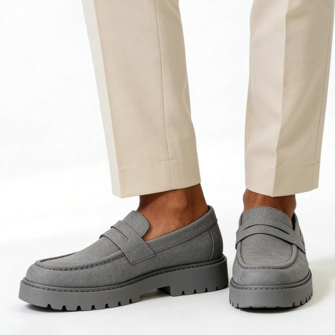Narinder | Slip-On Penny Loafers with Chunky Soles