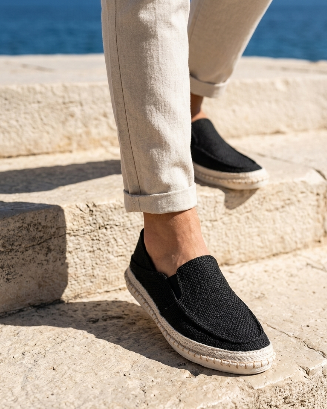 Gayel | Slip-On Woven Espadrille Casual Shoes