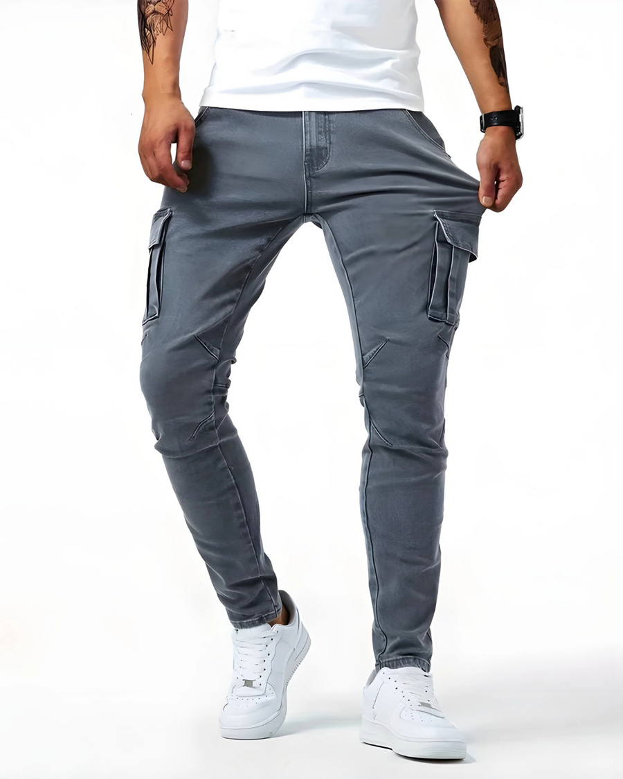Avinoam |  Slim Fit Cargo Jogger Trousers