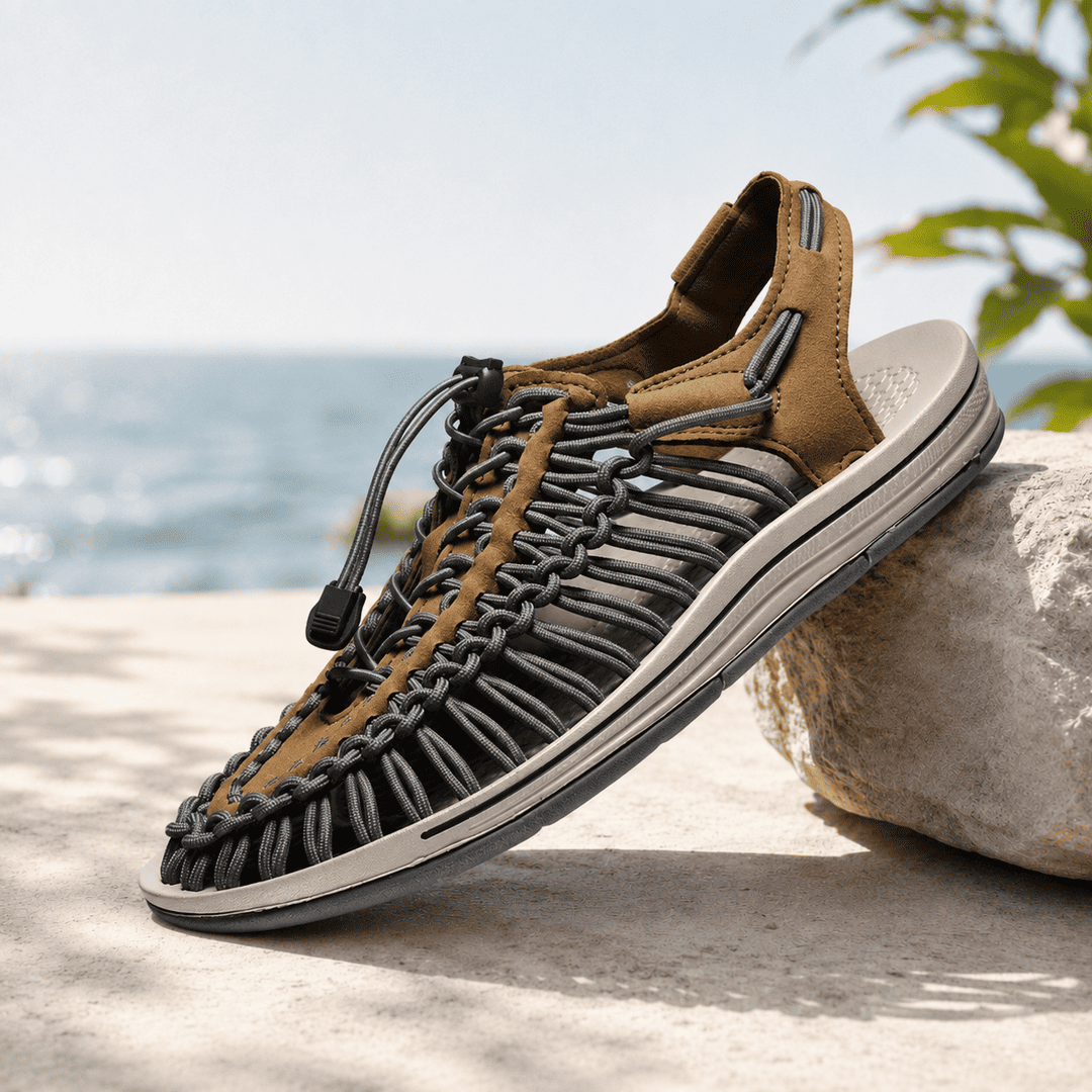 Widnel | Closed Toe Lace-Up Sport Sandals