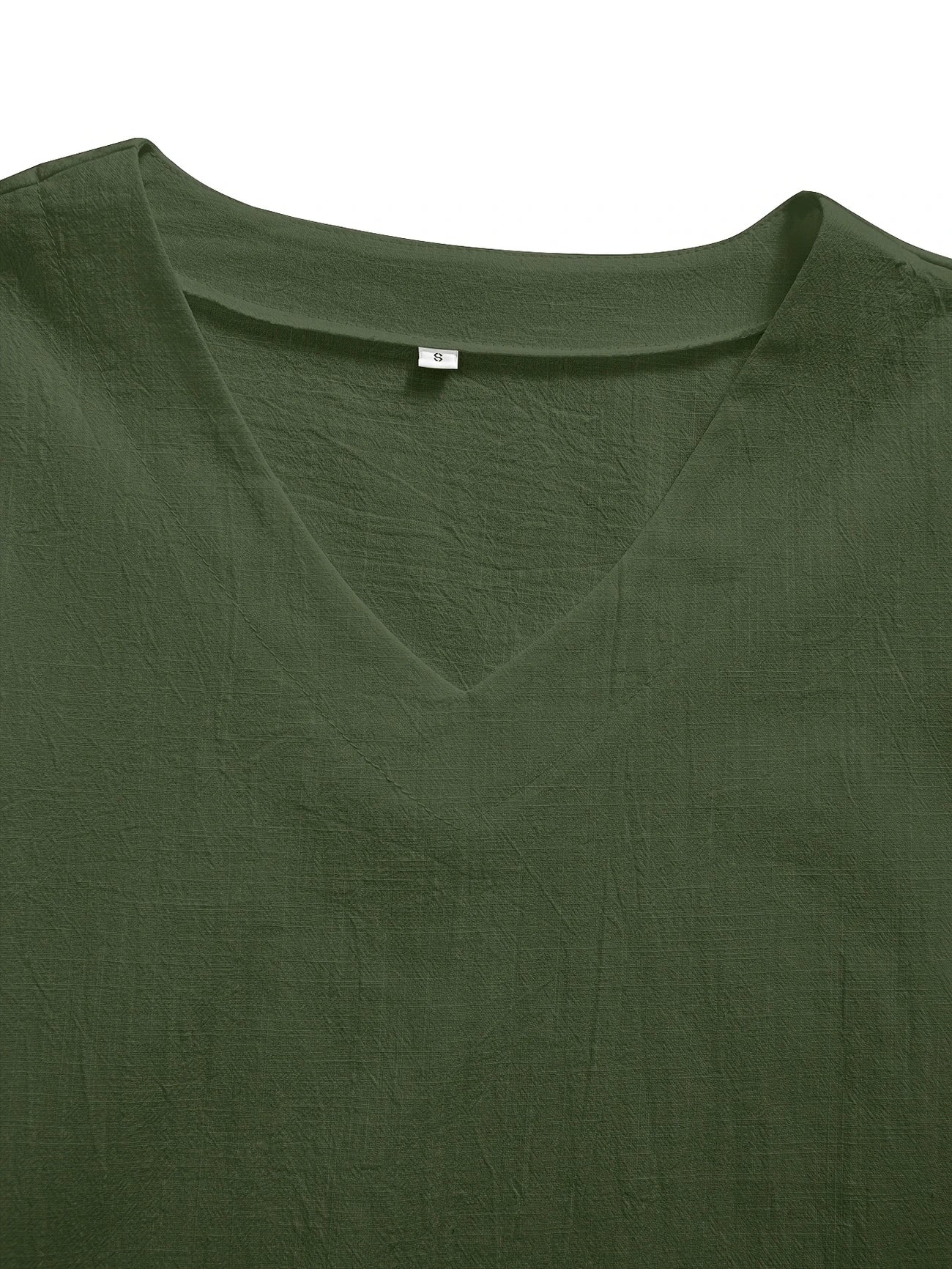 Mattea | V Neck Loose Short Sleeve Top