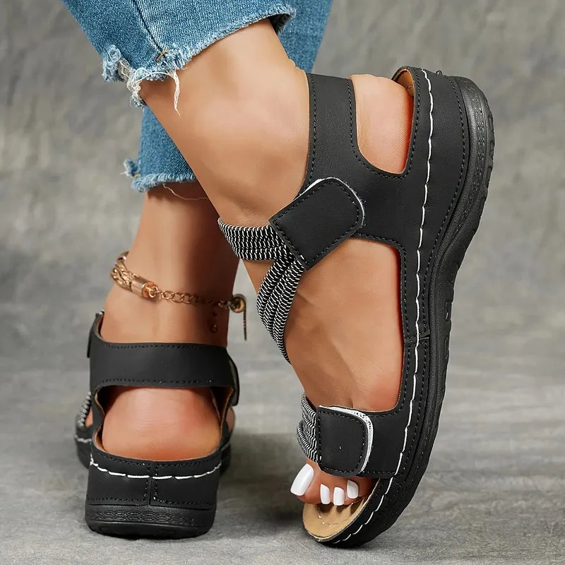 Rania | Comfort Walking Wedge Sandals
