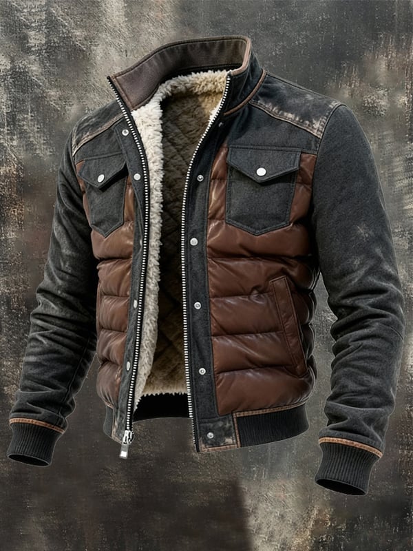 Esposito | Quilted Zip Jacket With Sherpa Lining