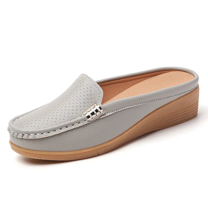 Morgani | Mule Loafers with Wedge Sole