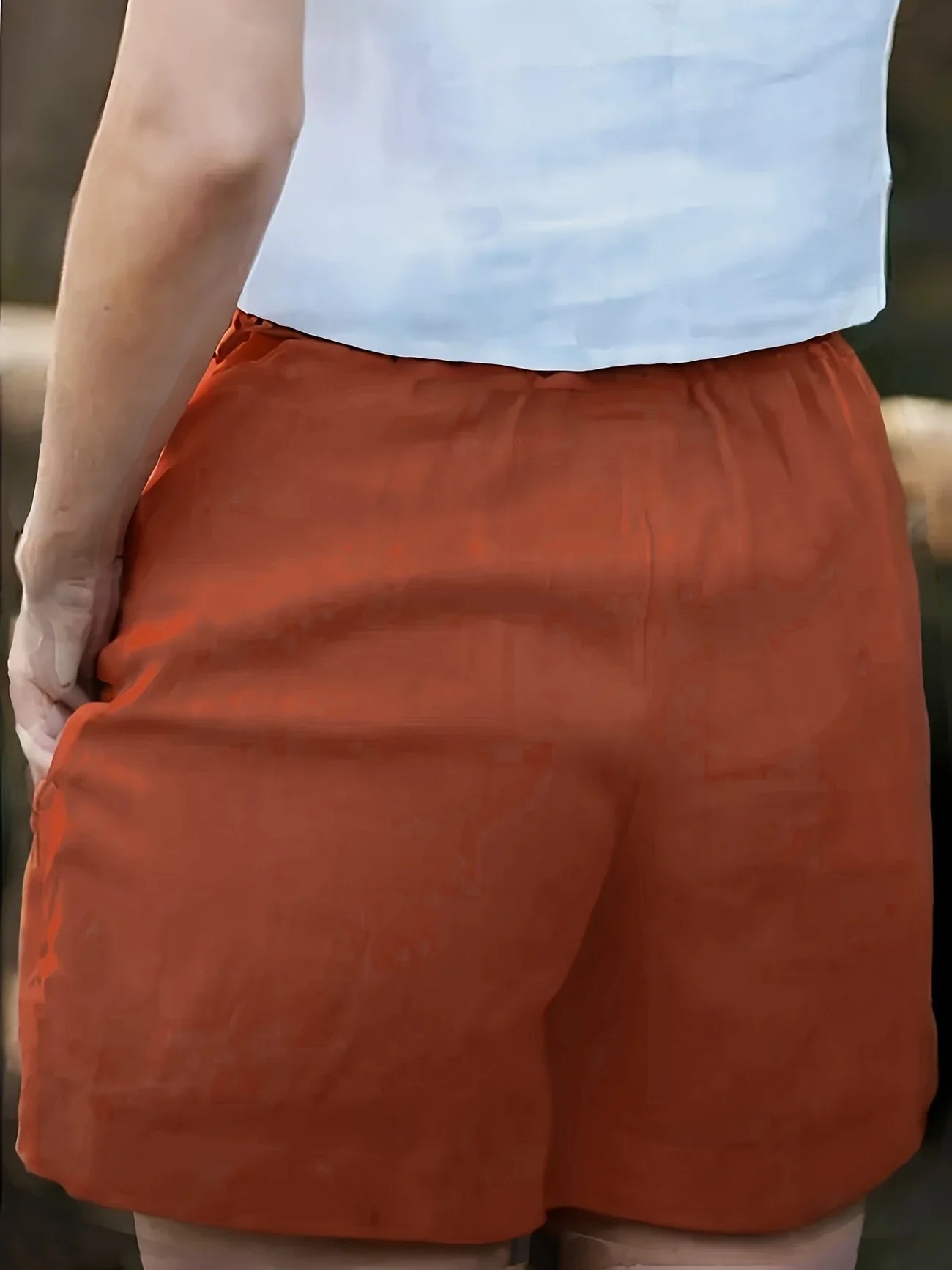 Niamh -| Casual Drawstring Summer Pocket Shorts
