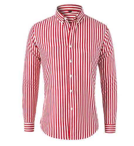 Mormon | Striped Long Sleeve Mens Shirt