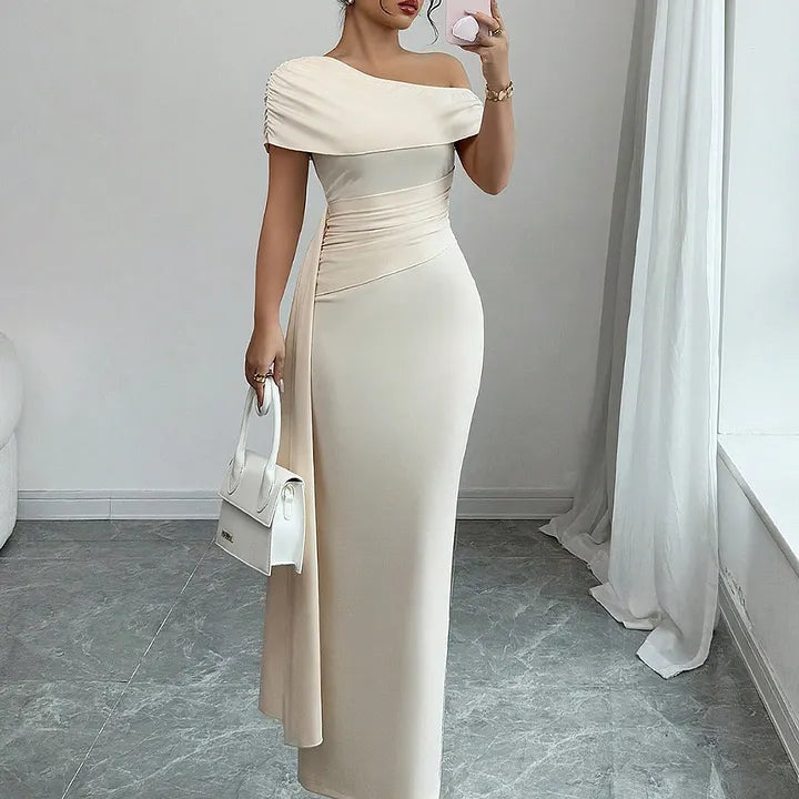 Bianca | One Shoulder Maxi Dress in Multiple Colours