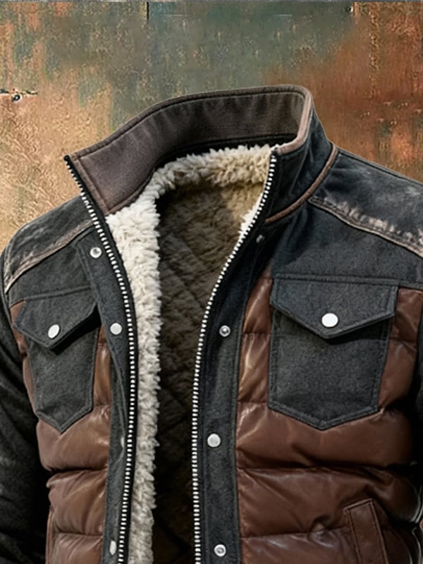 Esposito | Quilted Zip Jacket With Sherpa Lining