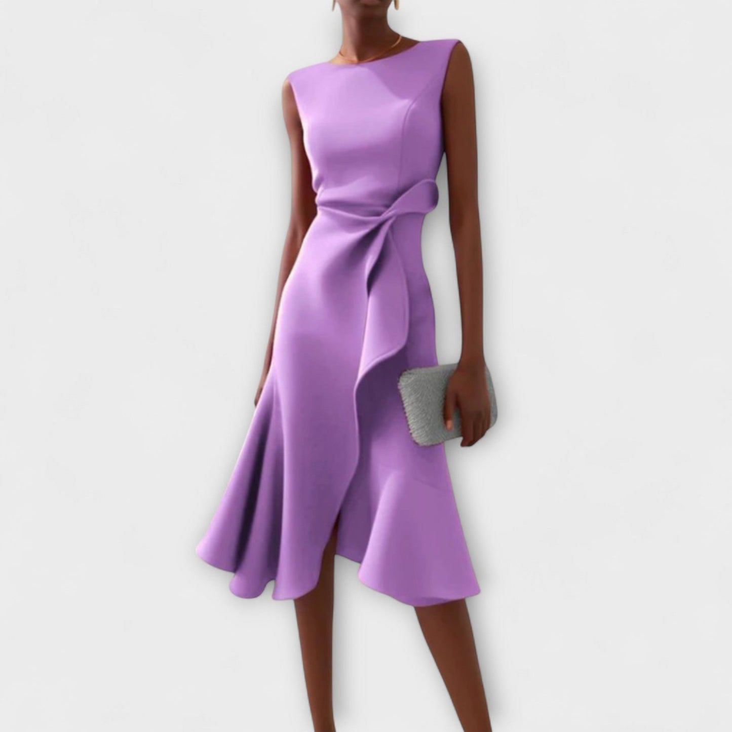 Jolene | Wedding Guest Ruffle Midi Dress