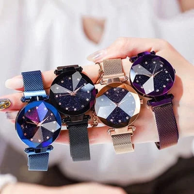 Enola | Star Dial Mesh Strap Watch