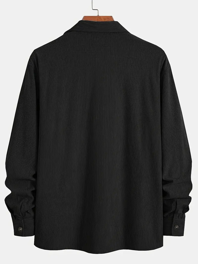 Rickey | Corduroy Button-Up Shirt with Chest Pockets