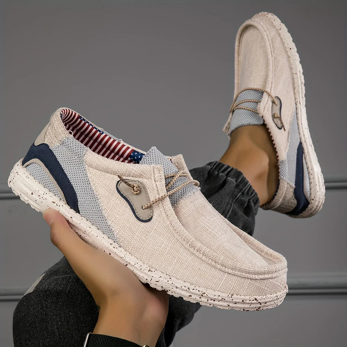 Hayes | Slip On Casual Canvas Trainers
