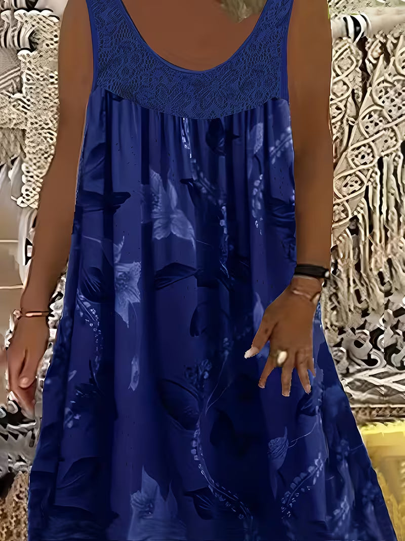 Samudri | Floral Lace Mini Dress