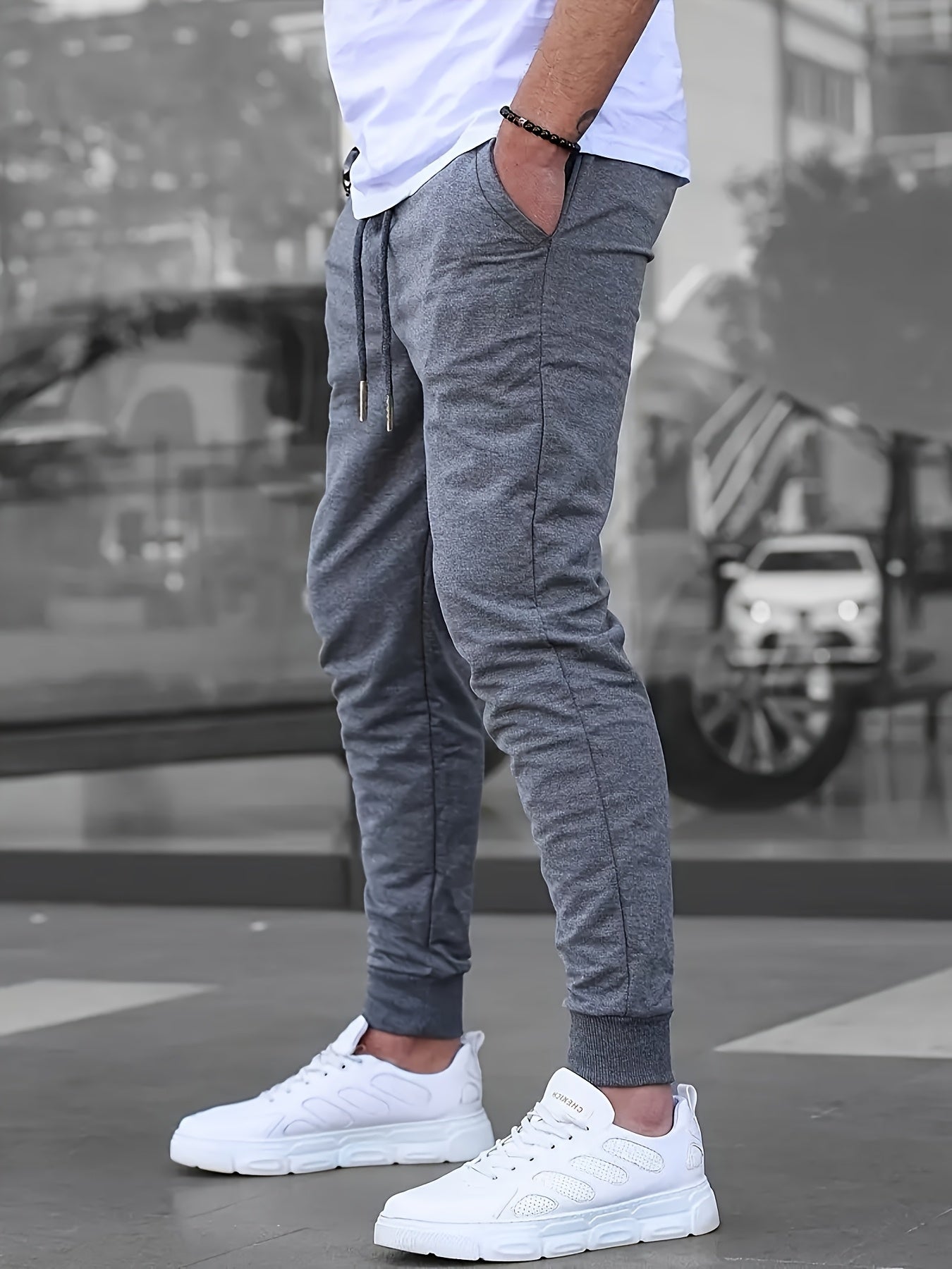 Cleiton | Drawstring Tapered Jogger Trousers