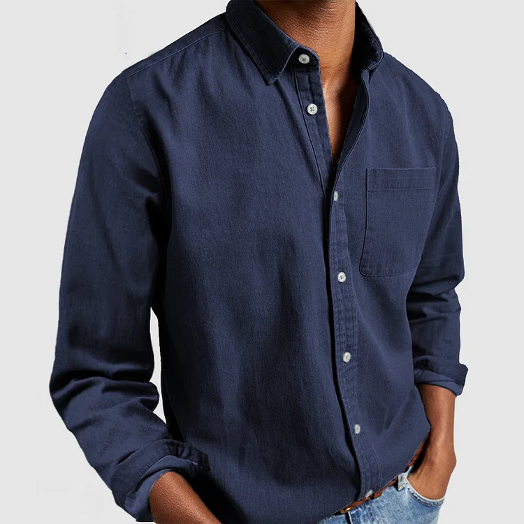 Carel | Mens Oxford Long Sleeve Shirt