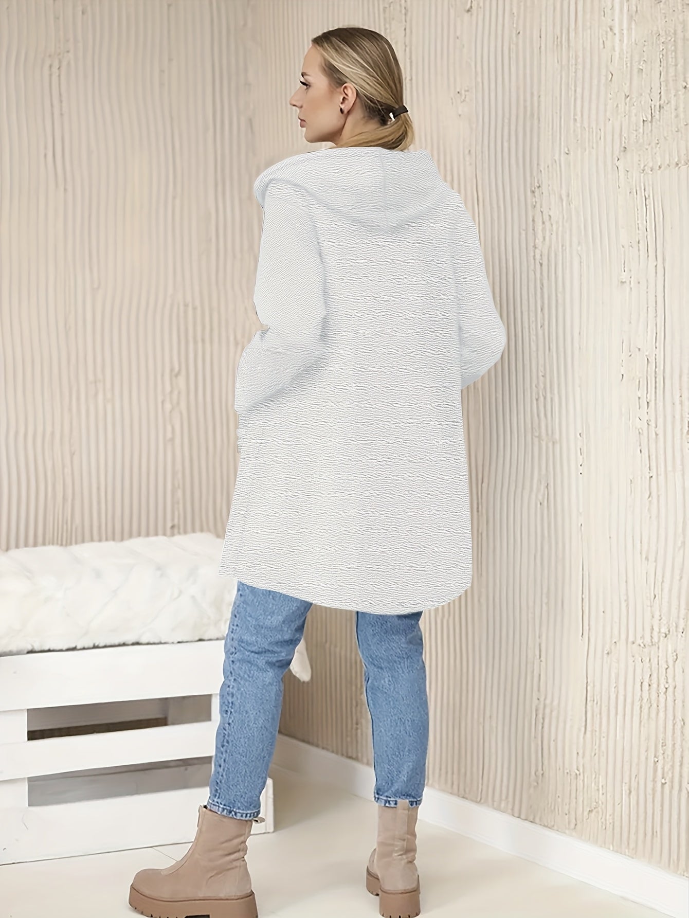Nicola | Long Sleeve Hooded Zip Jacket