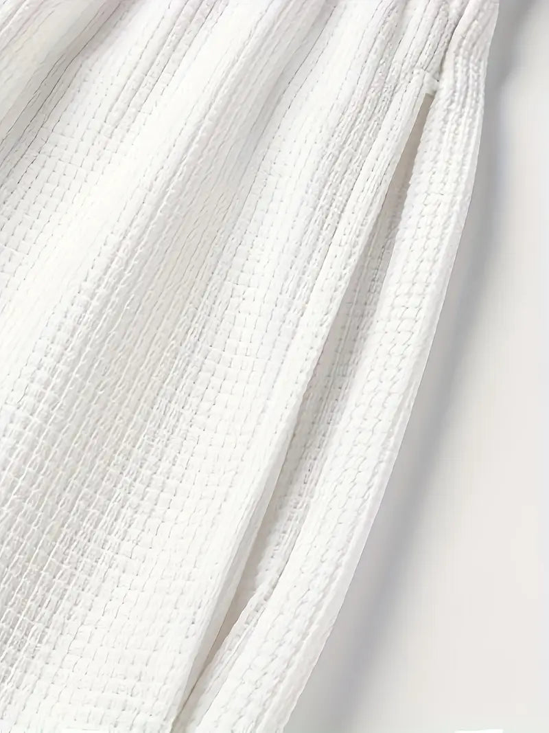 Freire | Waffle Knit T-Shirt Short Co-ord Set