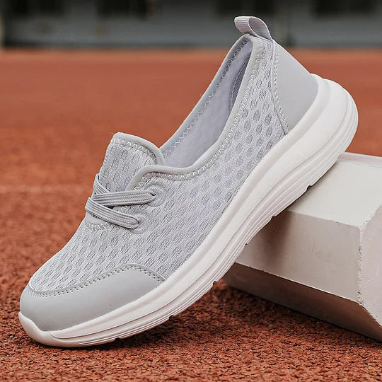 Firsova - Mesh Slip On Trainers Lightweight Sole