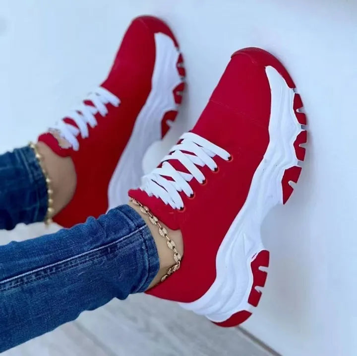 Leticio | Sneakers with Chunky Lace Up Sole