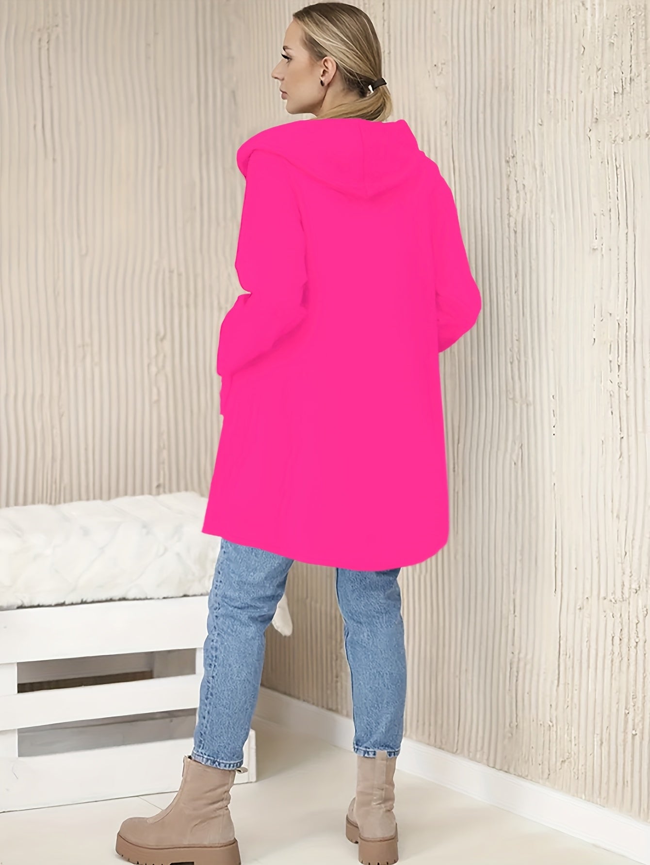Nicola | Long Sleeve Hooded Zip Jacket