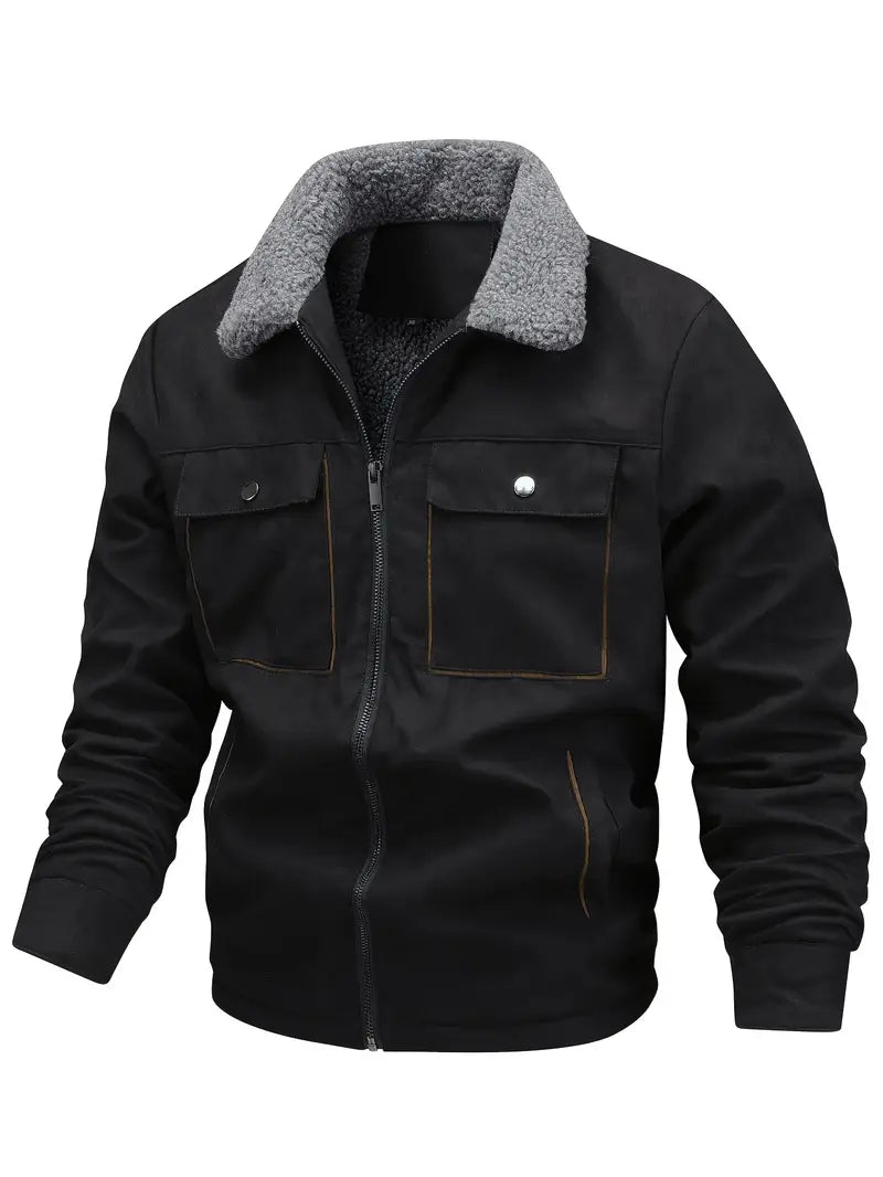 Grigory | Borg Collar Zip Jacket