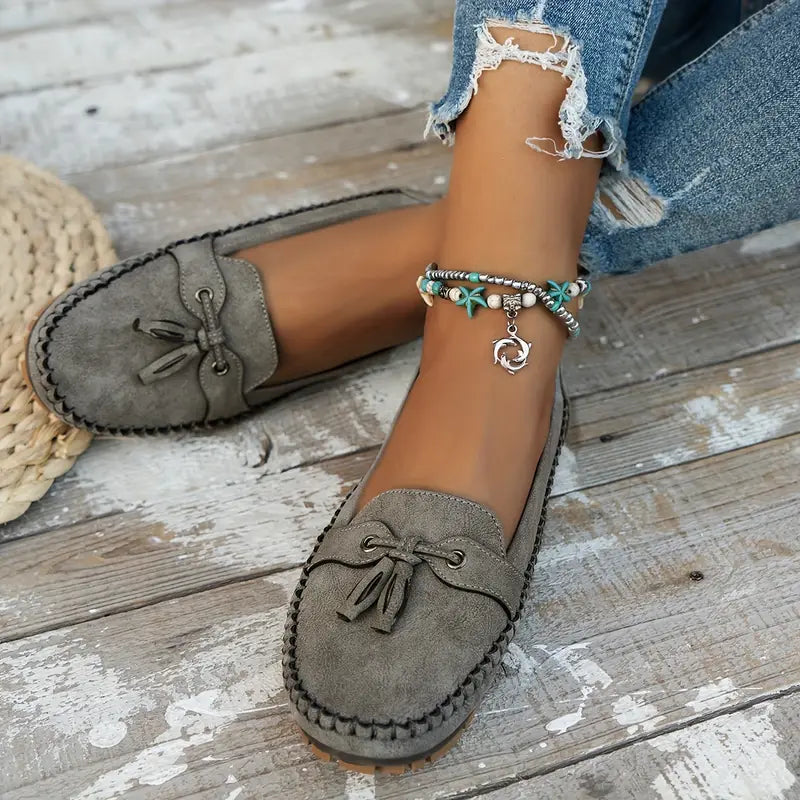Tânia | Tassel Slip-On Loafers Shoes