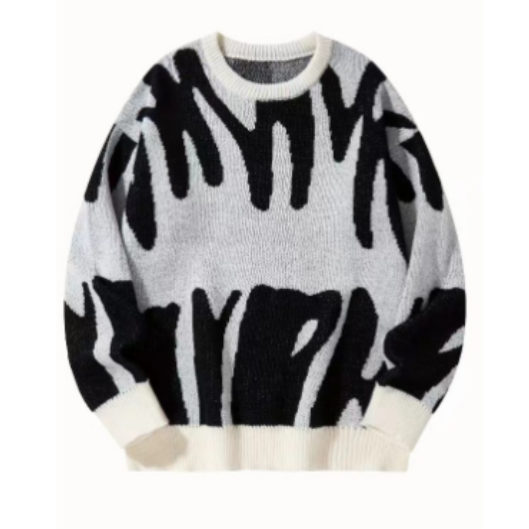 Jochem | Hooded Sweater with Textured Knit Design