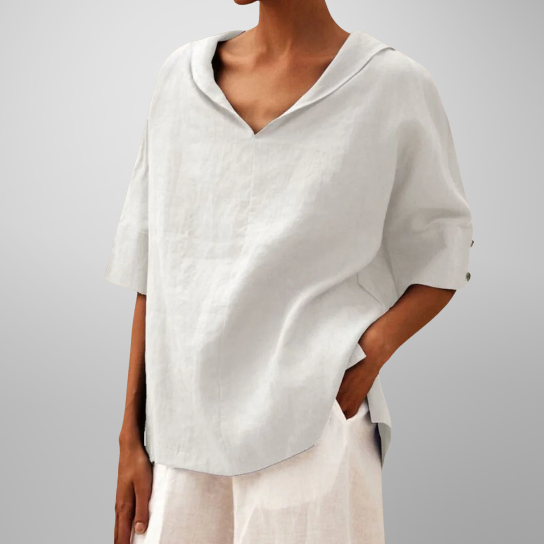 Alissa - Casual Loose-Fitting Blouse