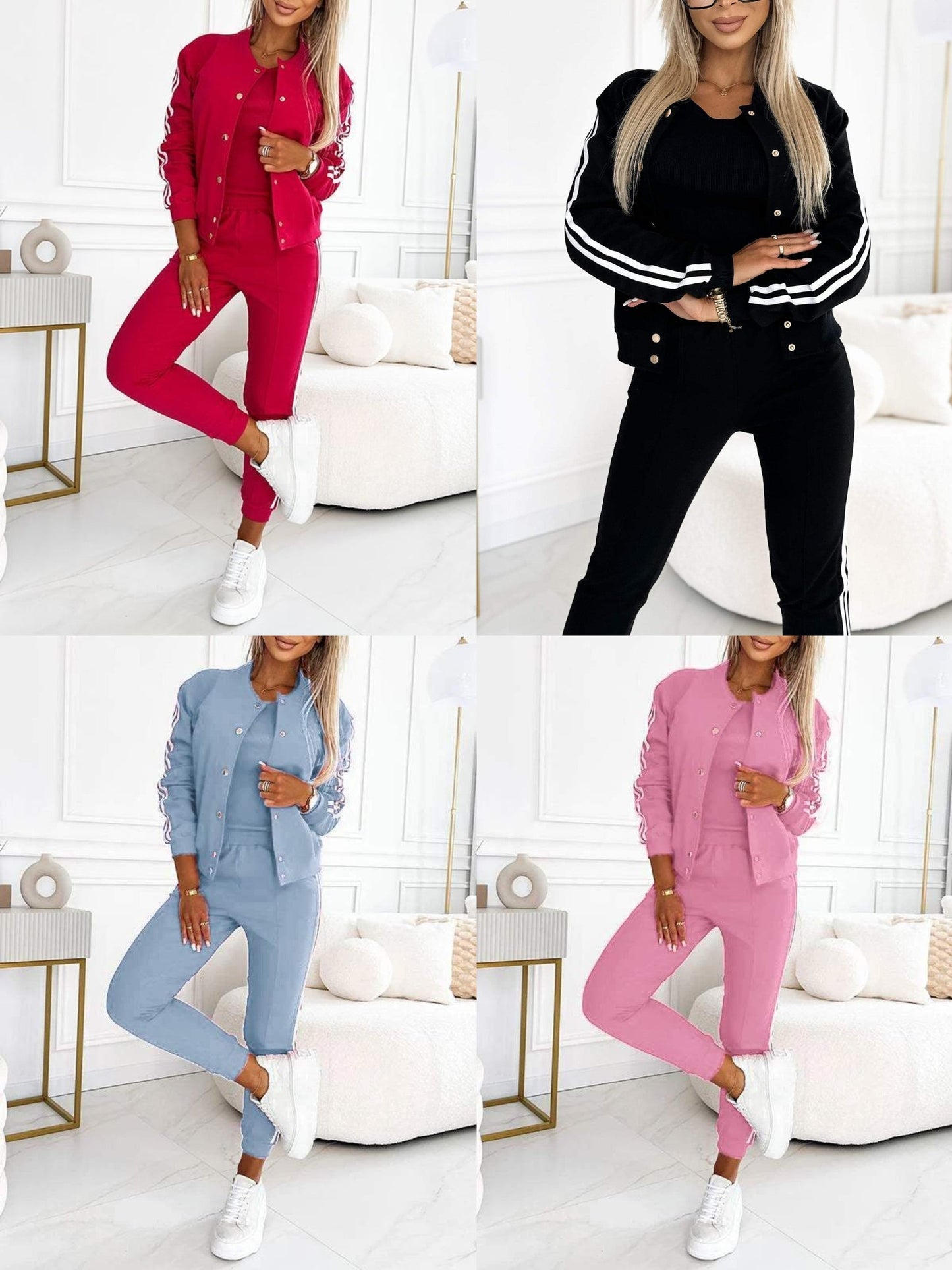 Kendra | Three Piece Jacket and Jogger Set