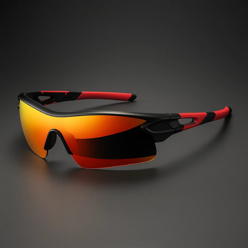 Orionflex | Mirrored Wraparound Cycling Sunglasses
