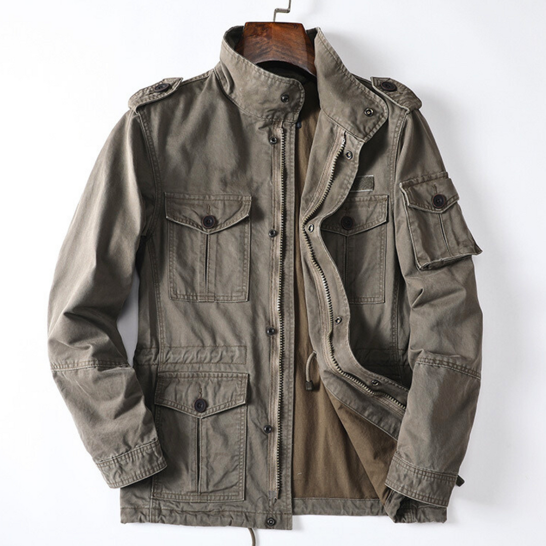 Sergei - Cargo Pocket Zip Front Jacket