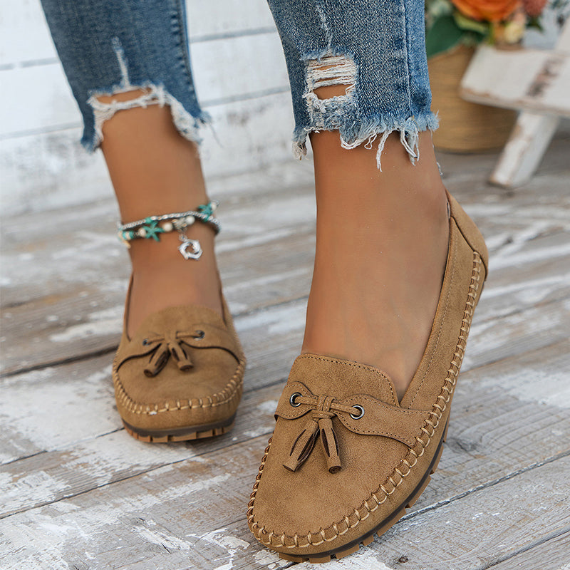Tânia | Tassel Slip-On Loafers Shoes