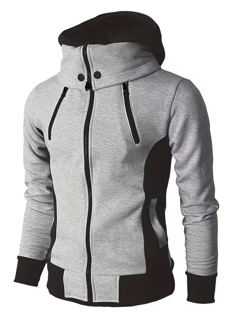Griffiths | Hooded Colour Block Zip Jacket