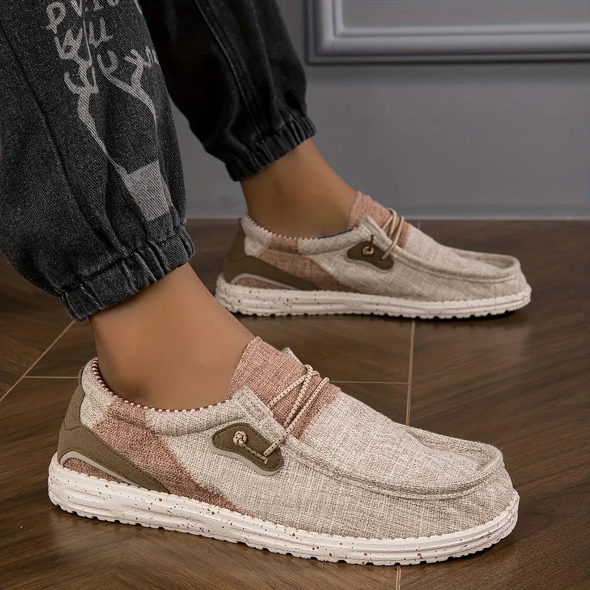 Hayes | Slip On Casual Canvas Trainers