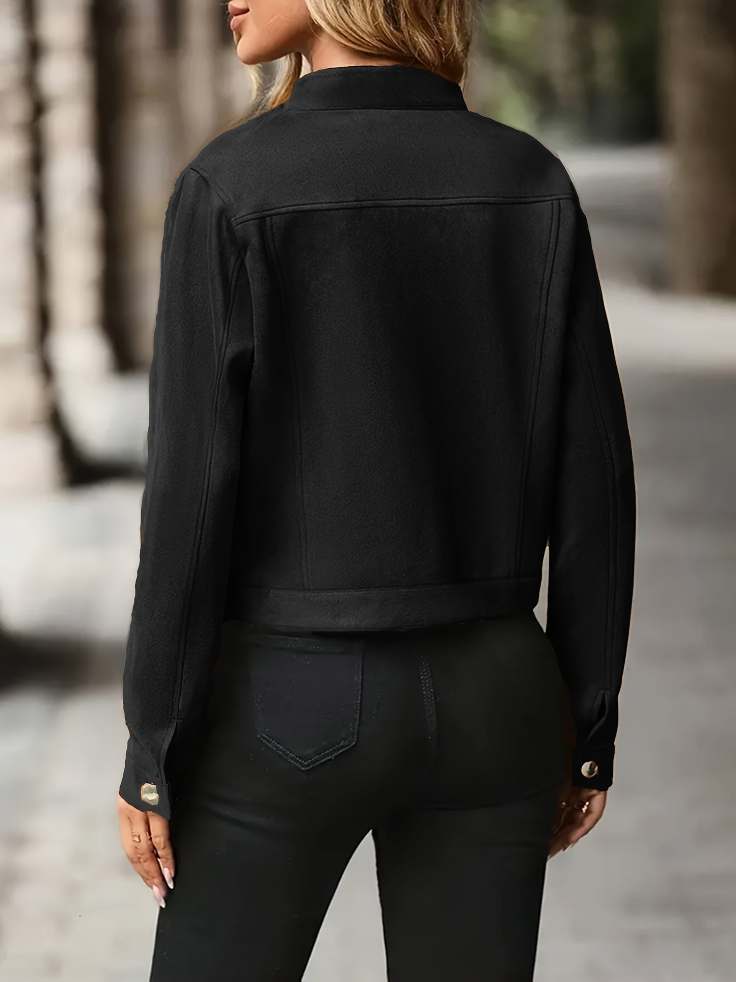 Slavica | Long Sleeve Button Front Vintage Jacket