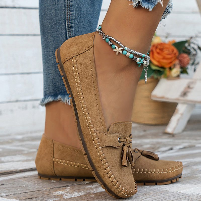 Tânia | Tassel Slip-On Loafers Shoes