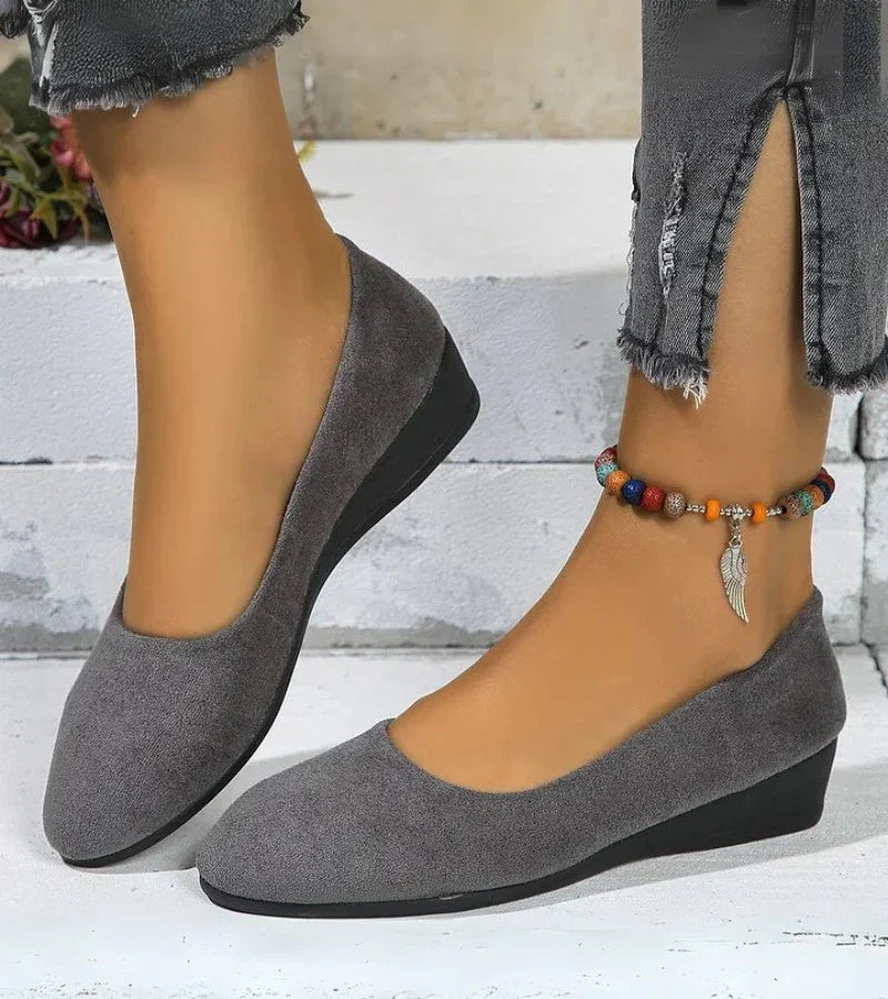Roxie | Slip On Wedge Flat Shoes