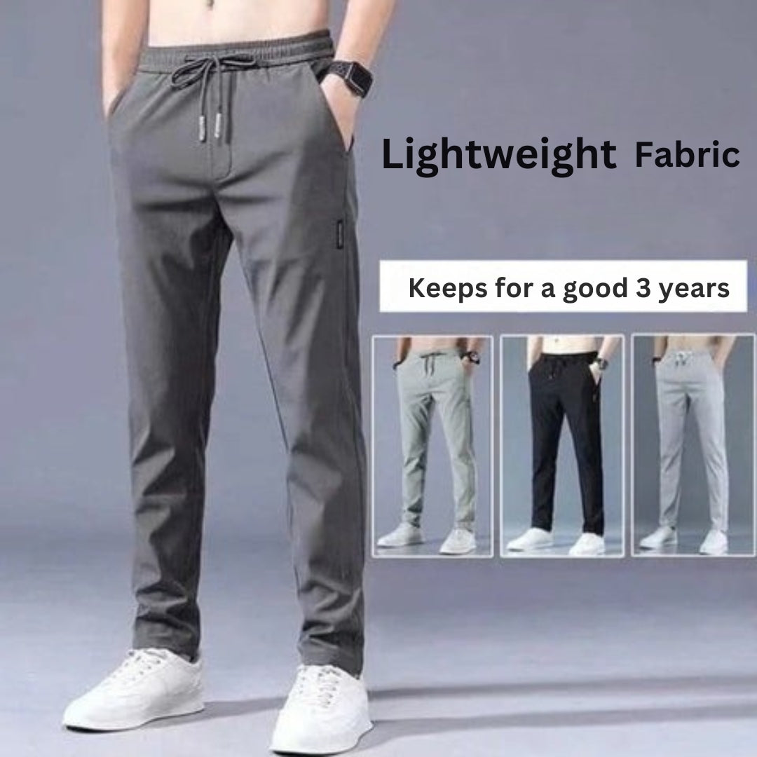 FlexDry | Drawstring Straight Leg Casual Trousers