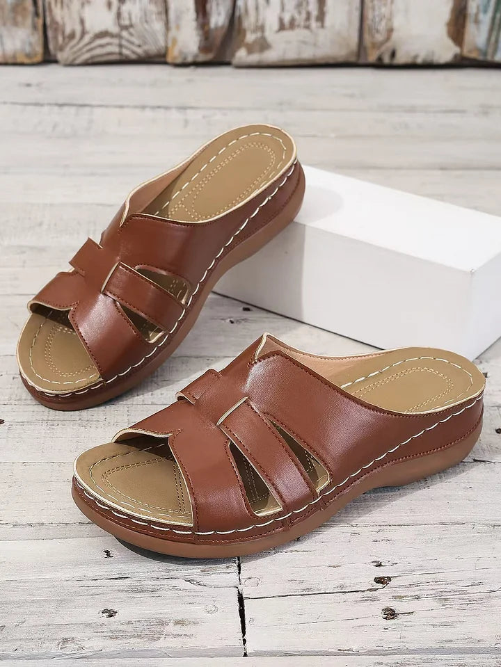 Ismera | Open Toe Slip-On Comfort Sandals