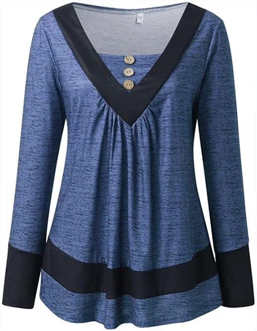 Grisel | Square Neck Button Detail Tunic