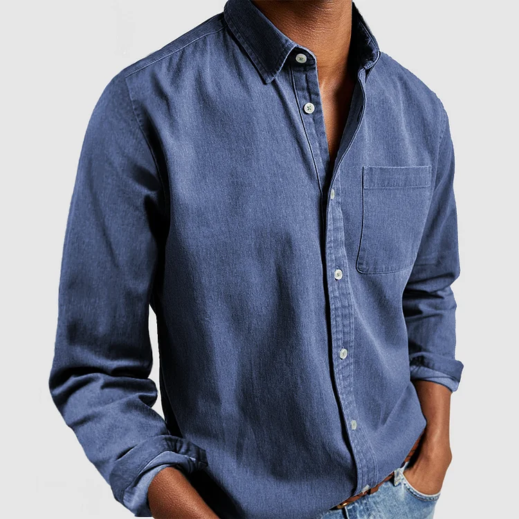 Carel | Mens Oxford Long Sleeve Shirt