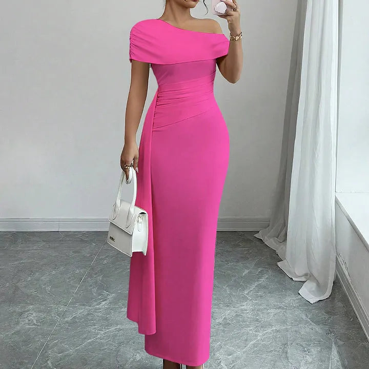 Bianca | One Shoulder Maxi Dress in Multiple Colours