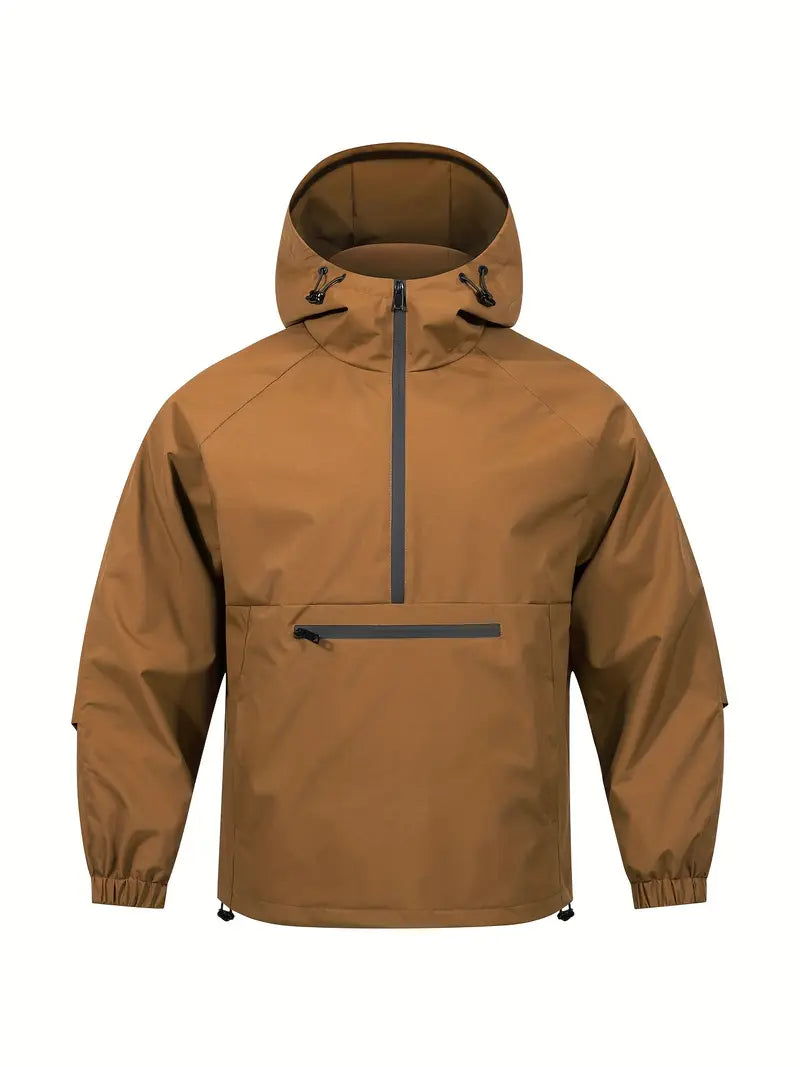 Shepard | Hooded Half-Zip Pullover Jacket with Pocket