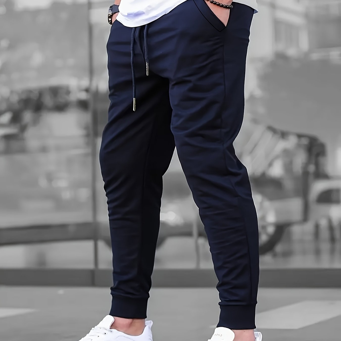 Cleiton | Drawstring Tapered Jogger Trousers