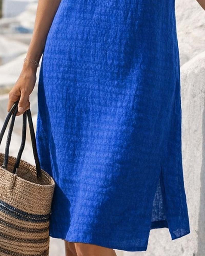 Shanai - Short Sleeve Midi Dress