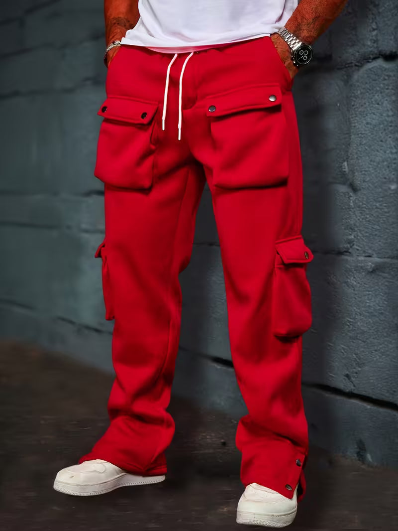 Deyan | Cargo Trousers with Utility Pocket Details