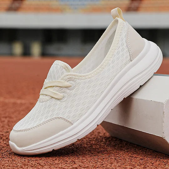 Firsova - Mesh Slip On Trainers Lightweight Sole